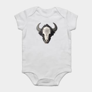 Magical cow skull Baby Bodysuit